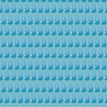 Pattern of blue water drop Stock Illustration