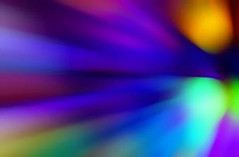 Pattern of blurred colorful rays of light Stock Illustration