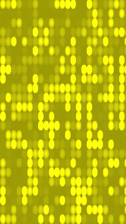 Pattern of blurred yellow circles. 스톡 동영상 303809418