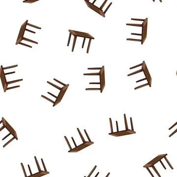 Pattern board garden outdoor table cartoon vector Stockillustratie