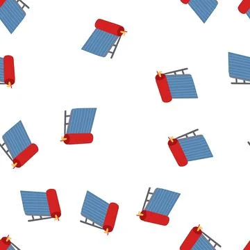 Pattern boiler solar water heater cartoon vector 스톡 일러스트