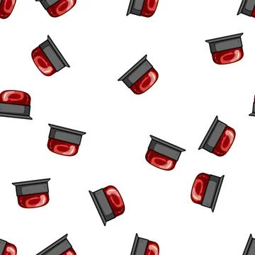 Pattern bokeh siren cartoon vector Stock Illustration