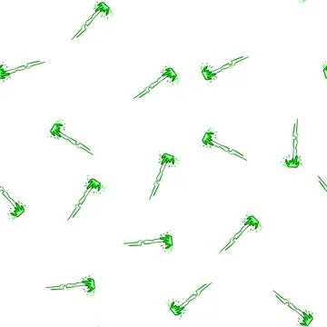 Pattern bolt lightning effect cartoon vector Illustrazione stock