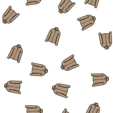 Pattern bomber leather jacket female cartoon vector Stock Illustration
