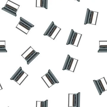 Pattern book binding machine cartoon vector 库存插图