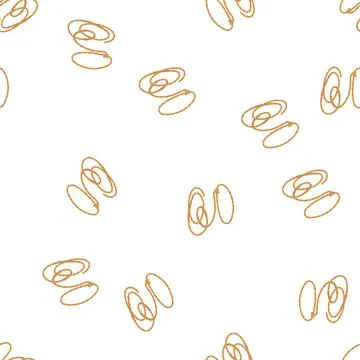 Pattern border lasso cartoon vector Illustrazione stock