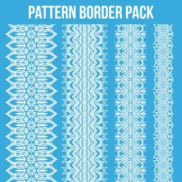 Pattern Border Pack Stock-Illustration