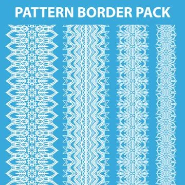 Pattern Border Pack Stock Illustration