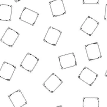 Pattern botanical floral frame cartoon vector 스톡 일러스트
