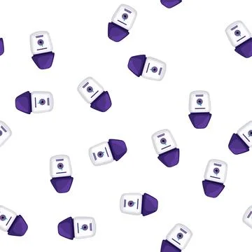 Pattern bottle eye drop cartoon vector Stock Illustration