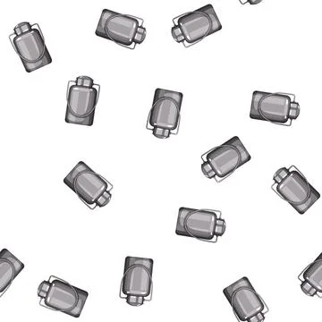 Pattern bottle metal milk can cartoon vector Stock Illustration