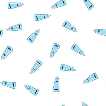 Pattern bottle toilet cleaner cartoon vector Stock Illustration