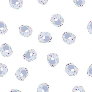 Pattern bottom aquarium stone cartoon vector イラスト素材
