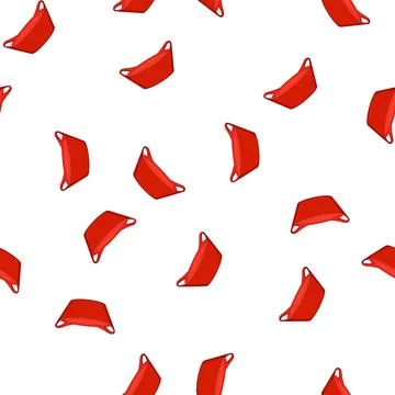 Pattern bowl basin plastic cartoon vector Stock Illustration