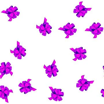 Pattern box bow ribbon cartoon vector Stockillustratie