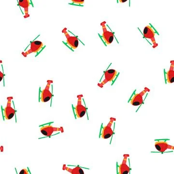 Pattern boy helicopter toy cartoon vector Stock Illustration