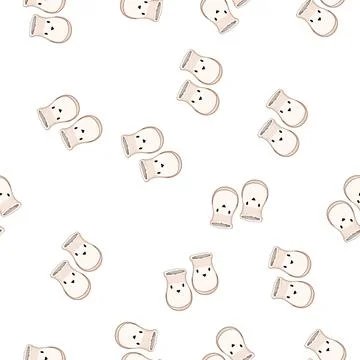 Pattern boy toddler socks cartoon vector Stock Illustration