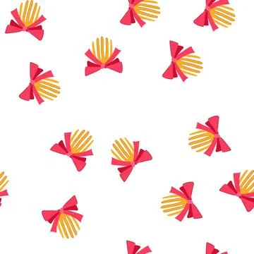 Pattern braid hair clip cartoon vector Stock Illustration