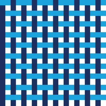 Pattern with braided lines Stock Illustration