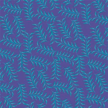 Pattern of branches with leafs natural 스톡 일러스트