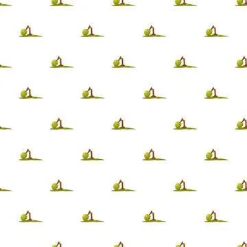 Pattern of breaking tree falling over ground 스톡 일러스트
