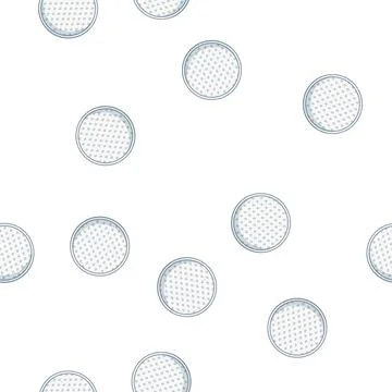 Pattern Breast pad with dotted texture for maternity hygiene イラスト素材