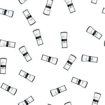 Pattern brew ice drip coffee cartoon vector 스톡 일러스트