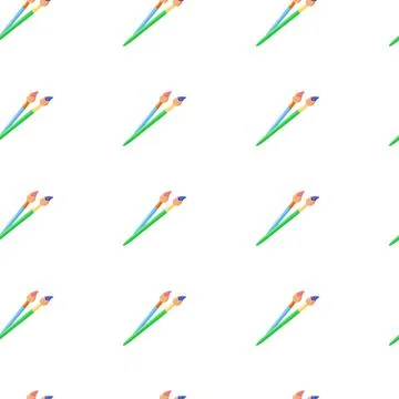 Pattern - bright brushes for printing on any materials. Stock Illustration