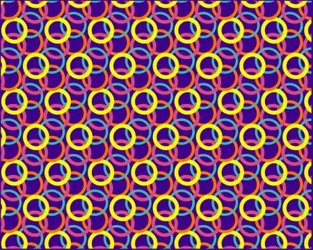 Pattern bright circles on a mixed dark background Stock Illustration