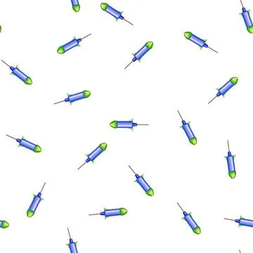 Pattern bright firework rocket cartoon vector Stock Illustration