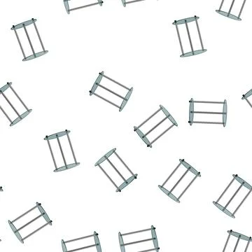 Pattern bright glass table cartoon vector イラスト素材
