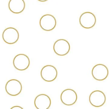 Pattern bright golden ring cartoon vector Stock Illustration