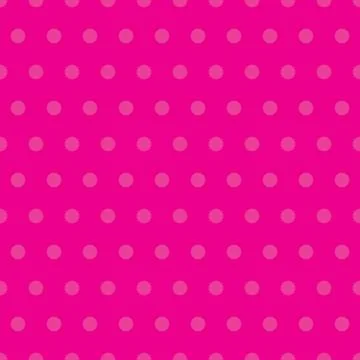 Pattern, on a bright pink background, pale pink circles, vector illustration, Illustrazione stock