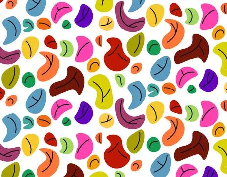 Pattern of bright spots, on a white background, rock climbing, abstraction .. Illustrazione stock