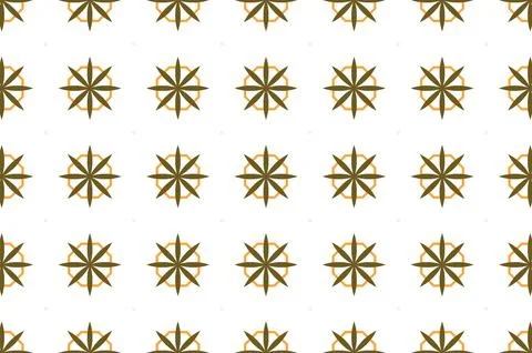 A pattern of brown and white circles Stock Illustration
