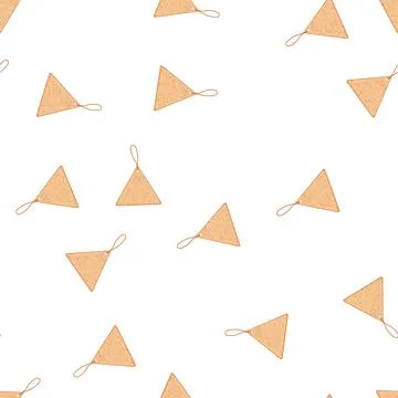 Pattern brown paper tag cartoon vector sign color Stockillustratie
