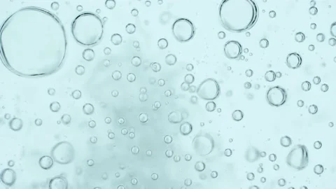 Pattern of bubble isolated on white background Stock Footage 238875652