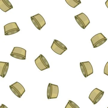 Pattern bucket basin plastic cartoon vector 스톡 일러스트
