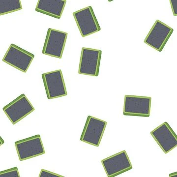 Pattern buffer nail file cartoon vector Illustrazione stock