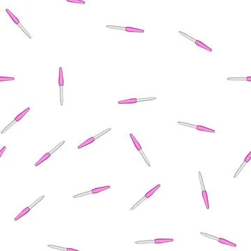 Pattern buffer nail file cartoon vector Stock Illustration