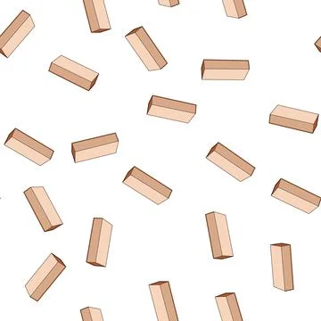 Pattern Building brick material creating strong architectural foundation Illustrazione stock