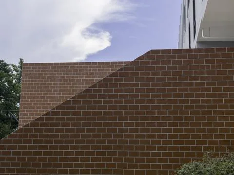 Pattern of building with brickwork for new construction of exterior Stock Photos