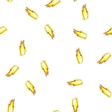 Pattern bullet gun flash cartoon vector Stock Illustration