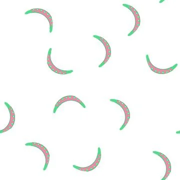 Pattern bumerang boomerang cartoon vector Stock Illustration