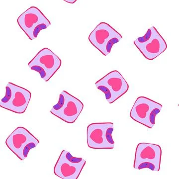 Pattern up burp cloths cartoon vector Stock Illustration