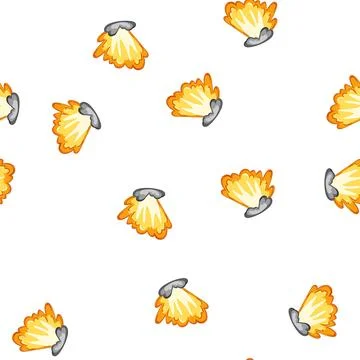 Pattern burst explosion effect cartoon vector Stock Illustration