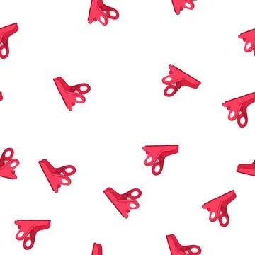 Pattern business binder clip cartoon vector Stock Illustration