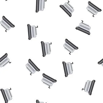 Pattern business binding machine cartoon vector Stock Illustration