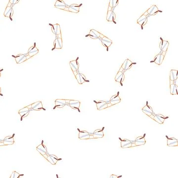 Pattern business computer glasses cartoon vector Stockillustratie