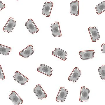 Pattern business cooling pad cartoon vector Stock Illustration